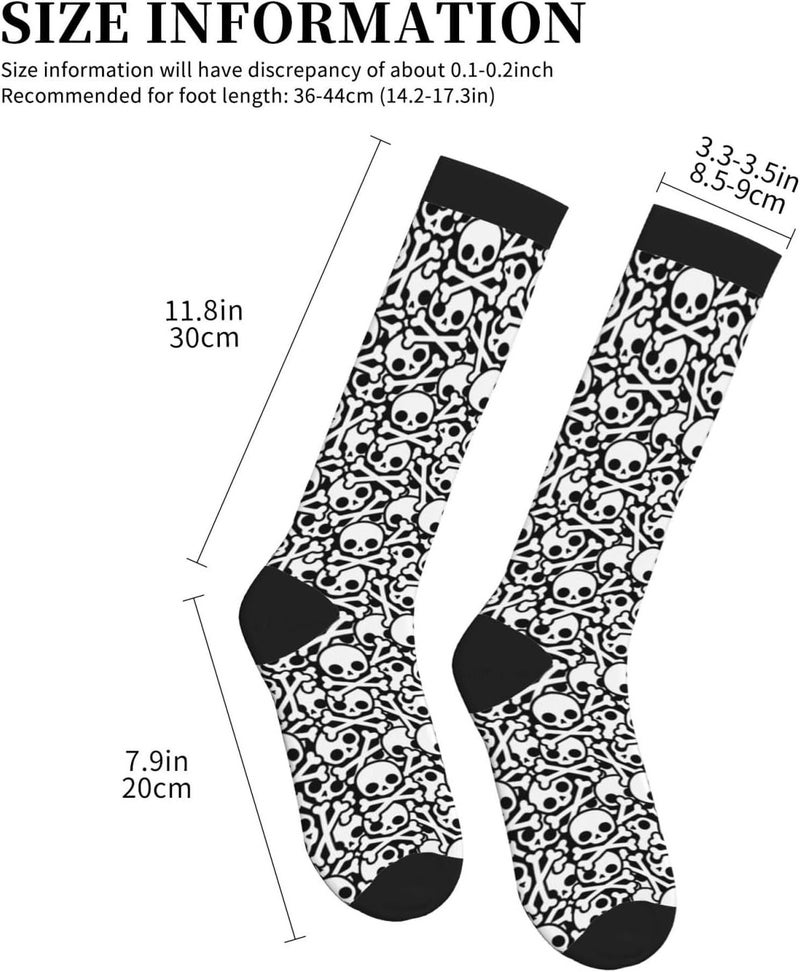 Figtihw Tie Dye Compression Socks Knee High Support Socks For Women Men Running Athletic Hiking - Image 5